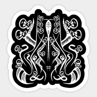 Tribal skulls Sticker